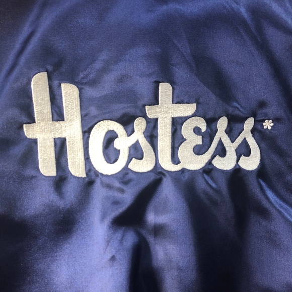 Vintage 90s Hostess Potato Chips Satin Bomber - Picture 4 of 4